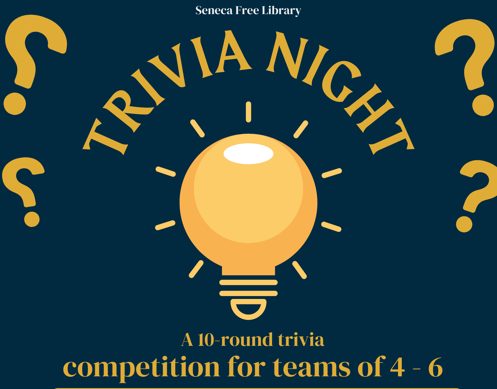 Trivia Night at the Library Returns in January!