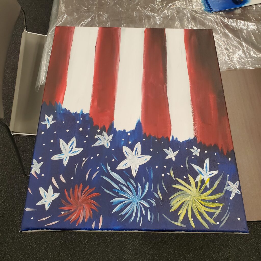 Patriotic Art Project.