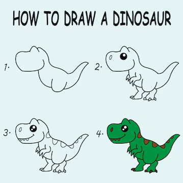 Draw a Dinosaur Day is January 30th!