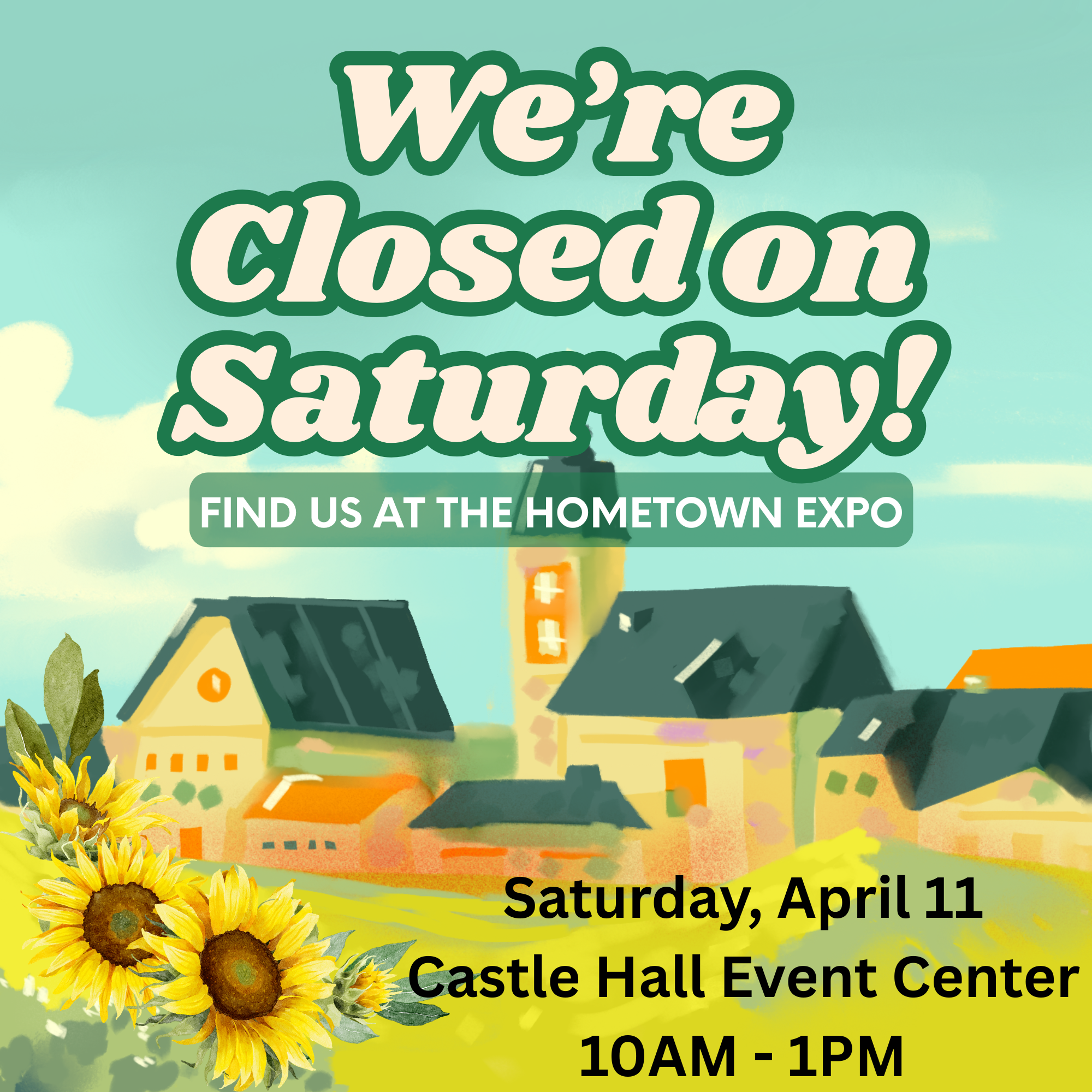 Library Closed to Attend Expo Saturday, April 11!