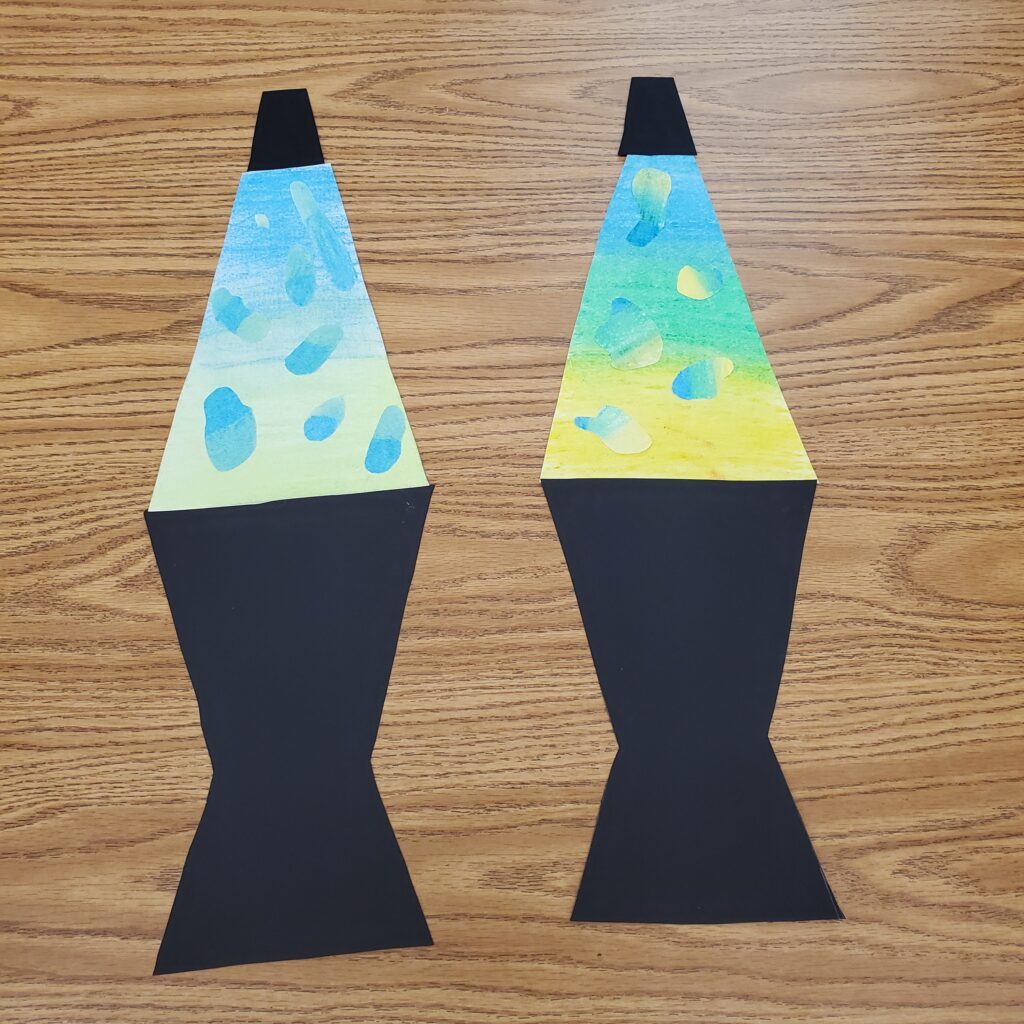 Lava lamps as "analogous colors" model.
