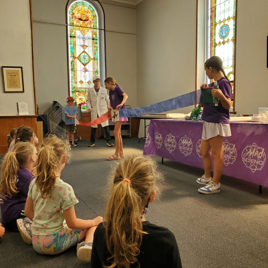 Demonstration of dinosaur timeline.